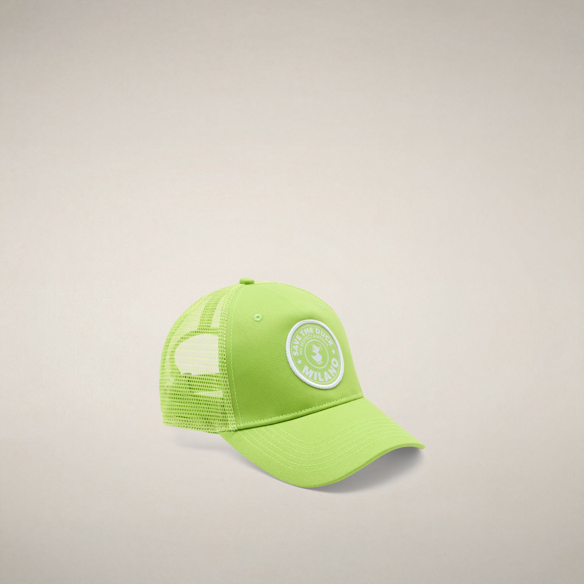 save-the-duck-noa-unisex-cap-limettengr-n-milano-print image 1