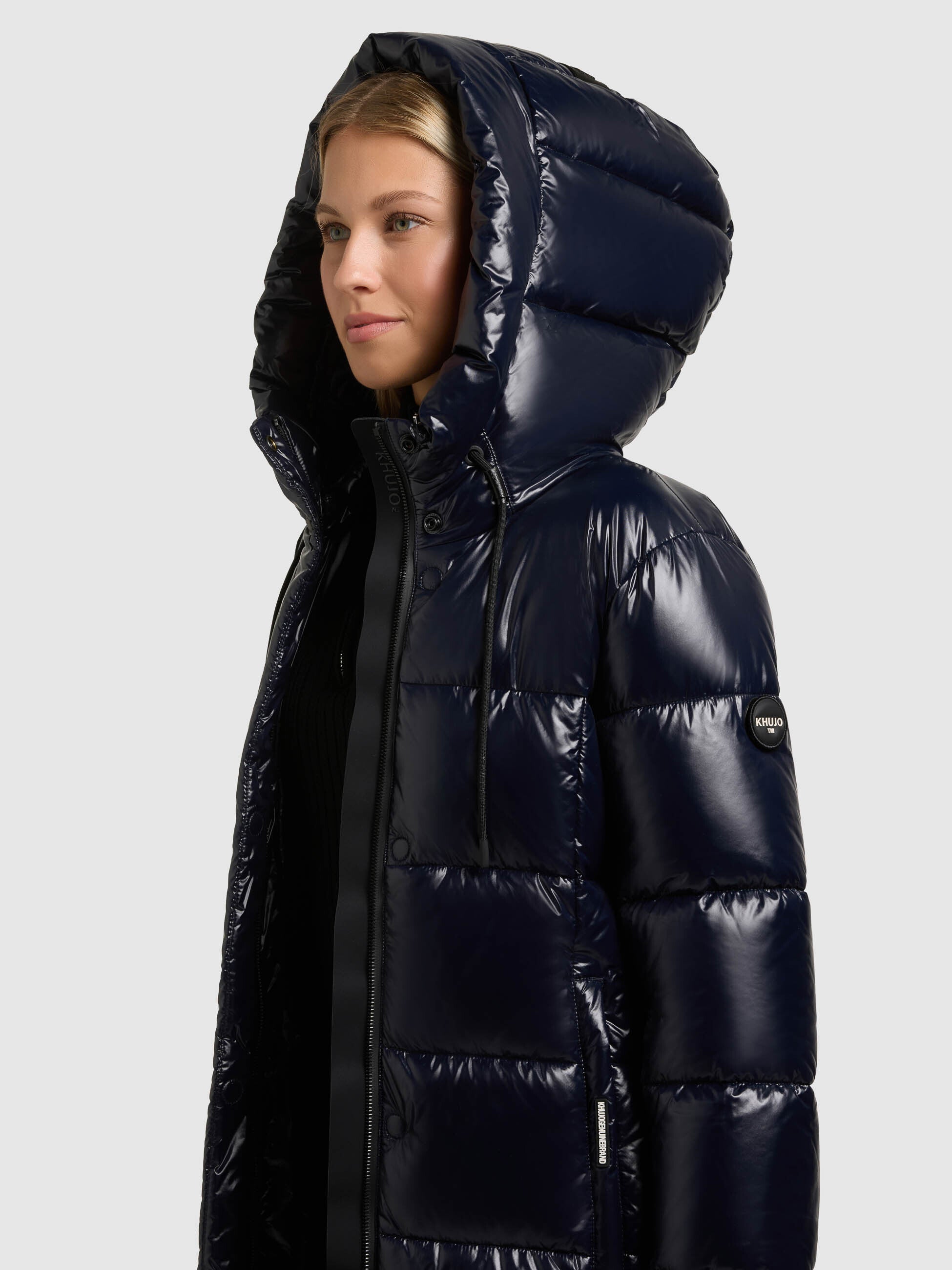 khujo-willa-damen-wintermantel-midnight-blue-knielanger-steppmantel-mit-kapuze-g image 7