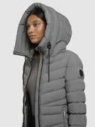 khujo-tuhani4-damen-jacke-grau-superleichte-steppjacke image 7
