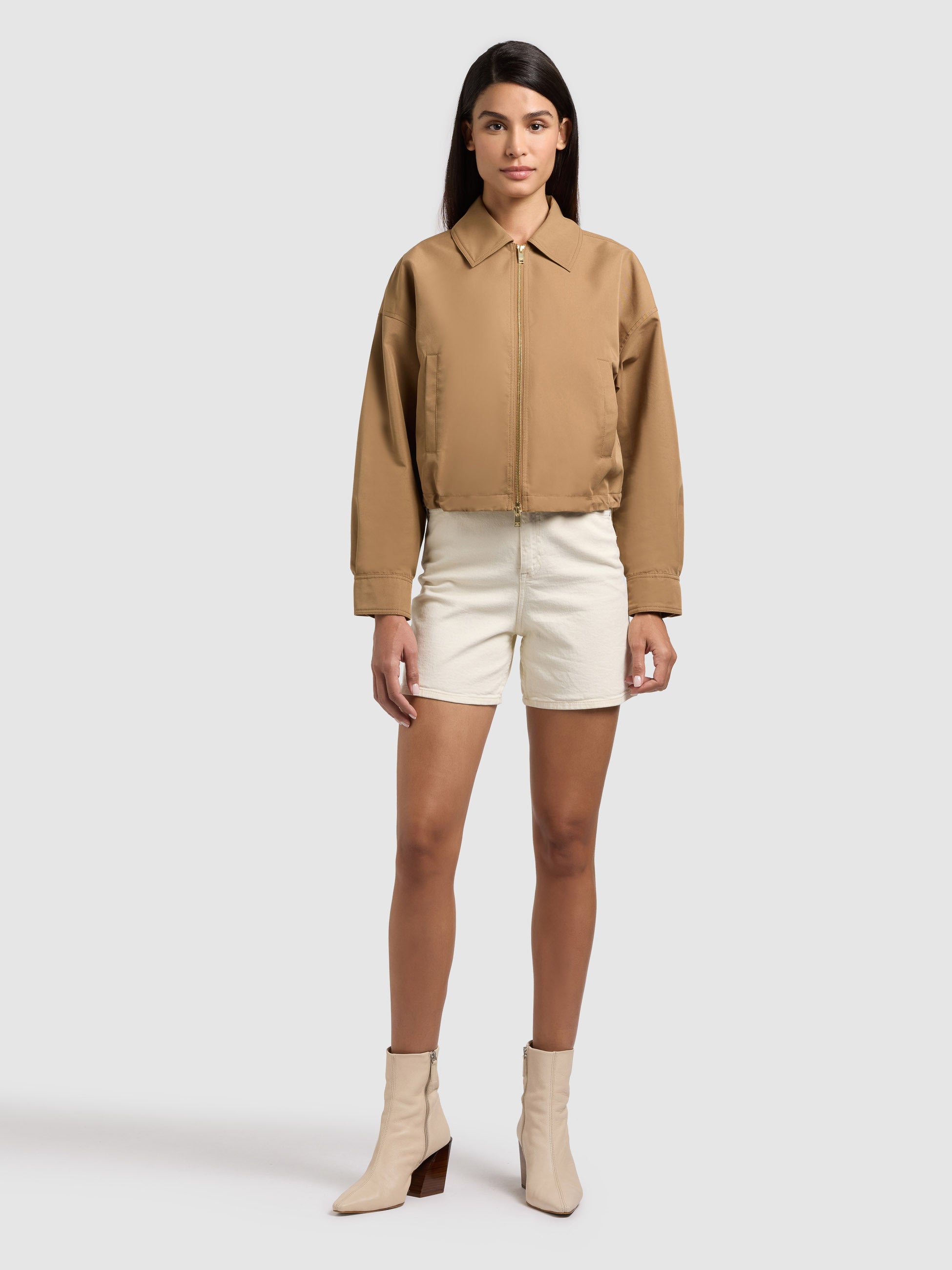 khujo-jacke-tovee-mustard-kurze-blousonjacke-f-r-damen image 2