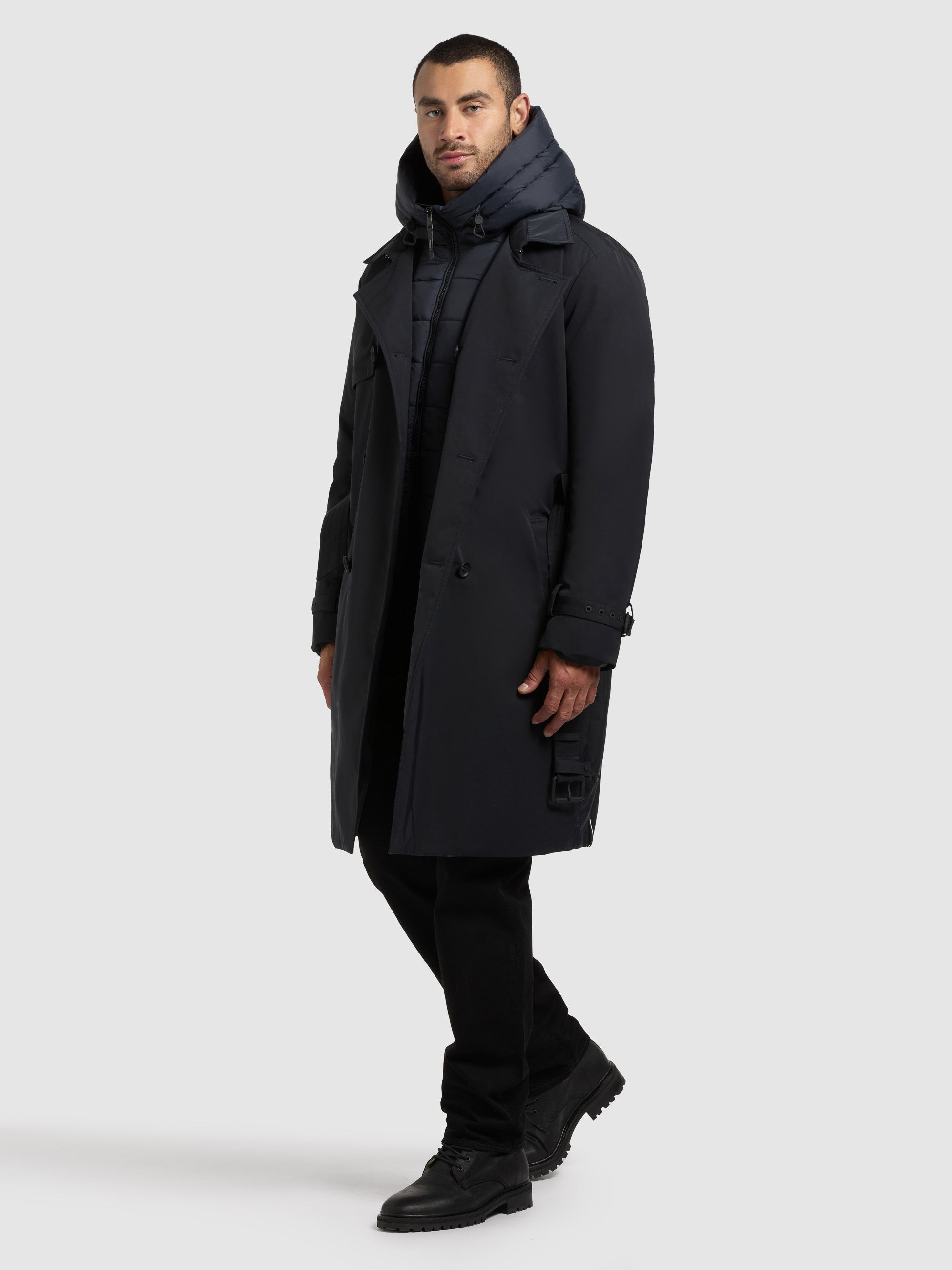 khujo-mantel-tarm-port-blue-trenchcoat-wattiert-mit-stepp-einsatz image 5