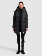 khujo-mantel-dido4-black-steppmantel-damen-regular-fit image 2
