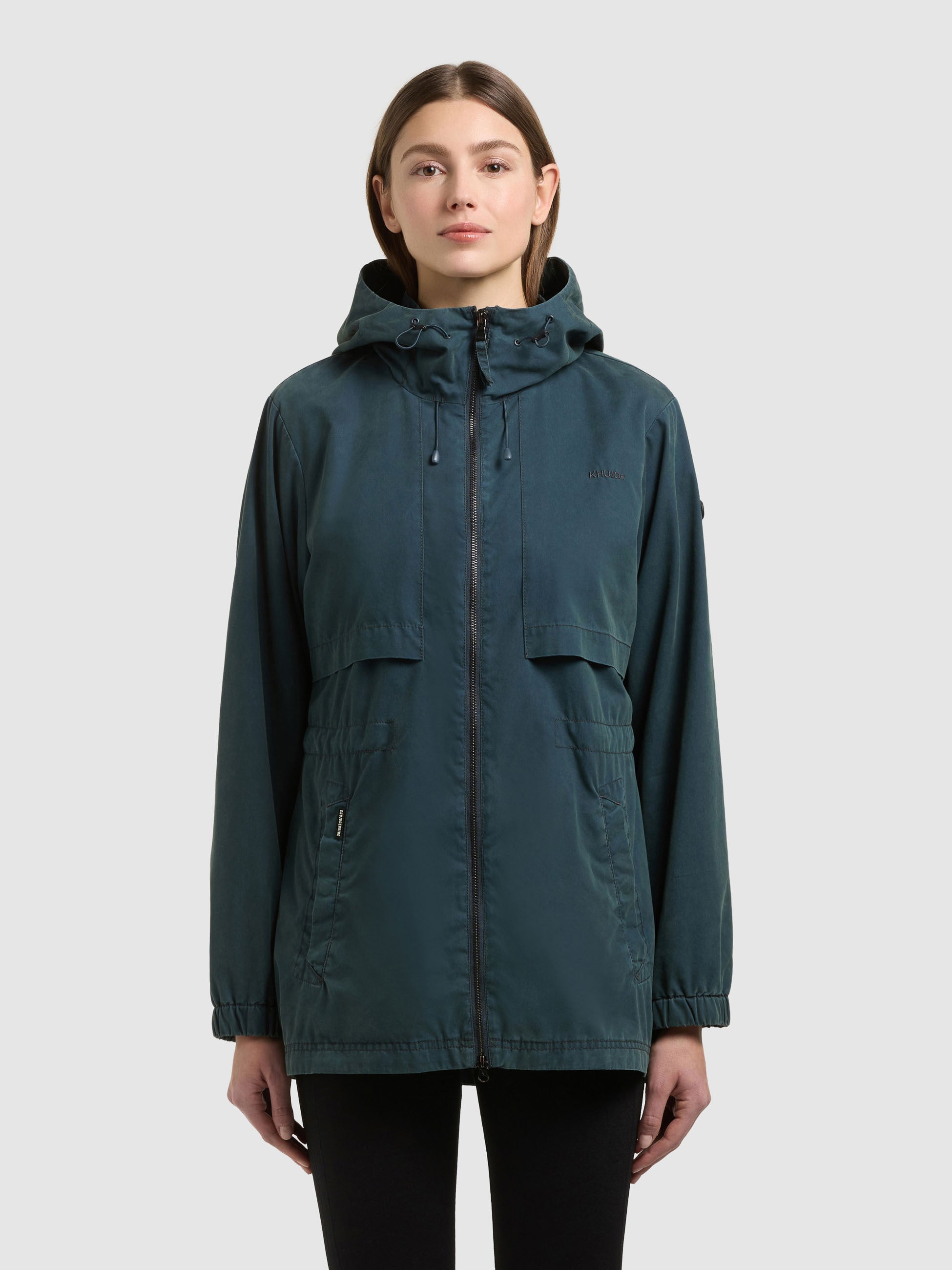 khujo-jacke-rania-atlantic-blue-damen-kapuzenjacke-regular-fit image 4