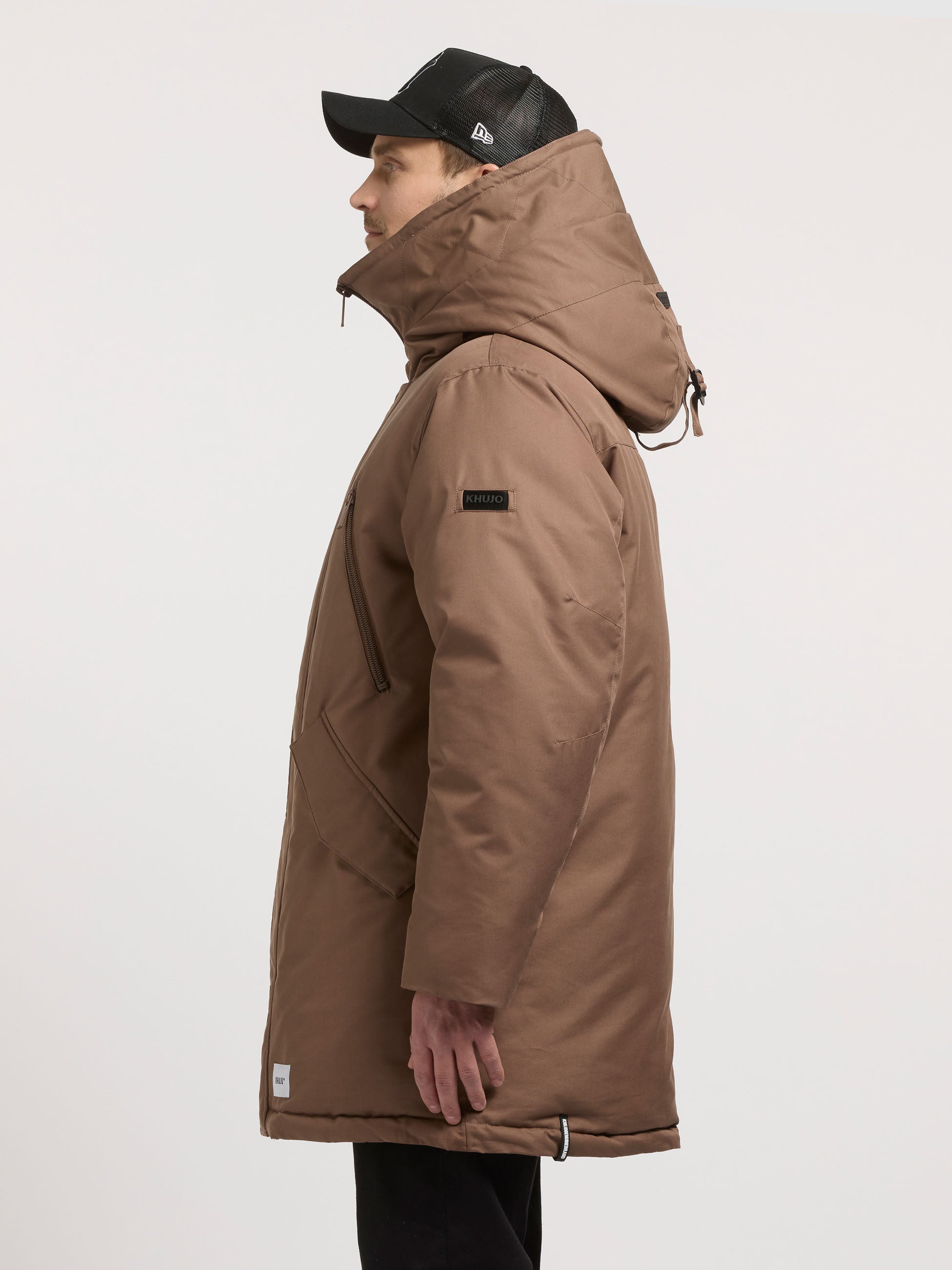 khujo-nate-parka-mantel-rust-brown image 5