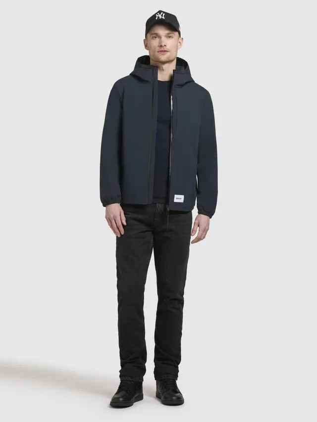 khujo-jacke-hamza-dunkelblau-basic-kapuzenjacke-regular-fit image 1