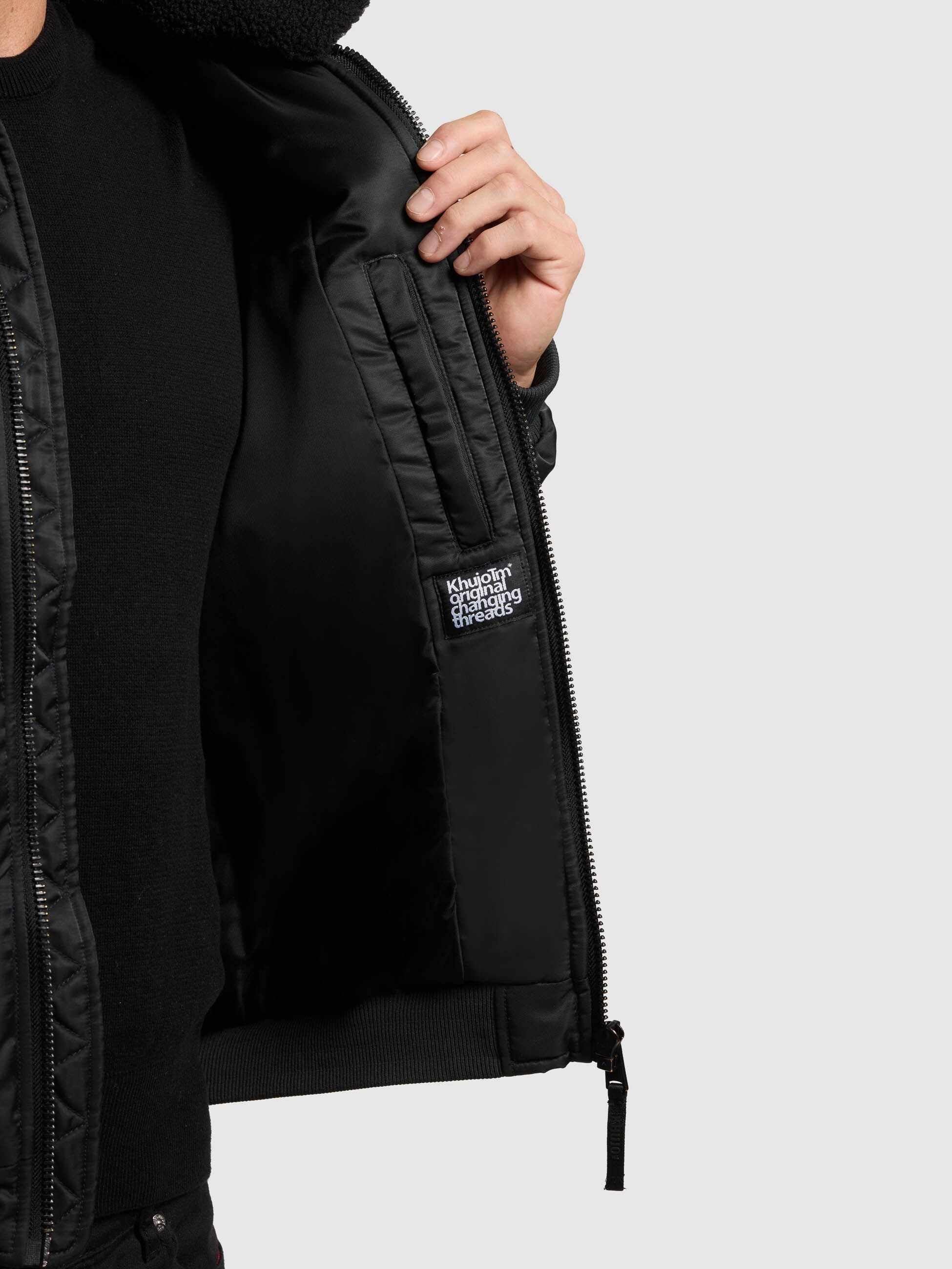 khujo-jacke-ground-bomberjacke-obrage-grey image 8