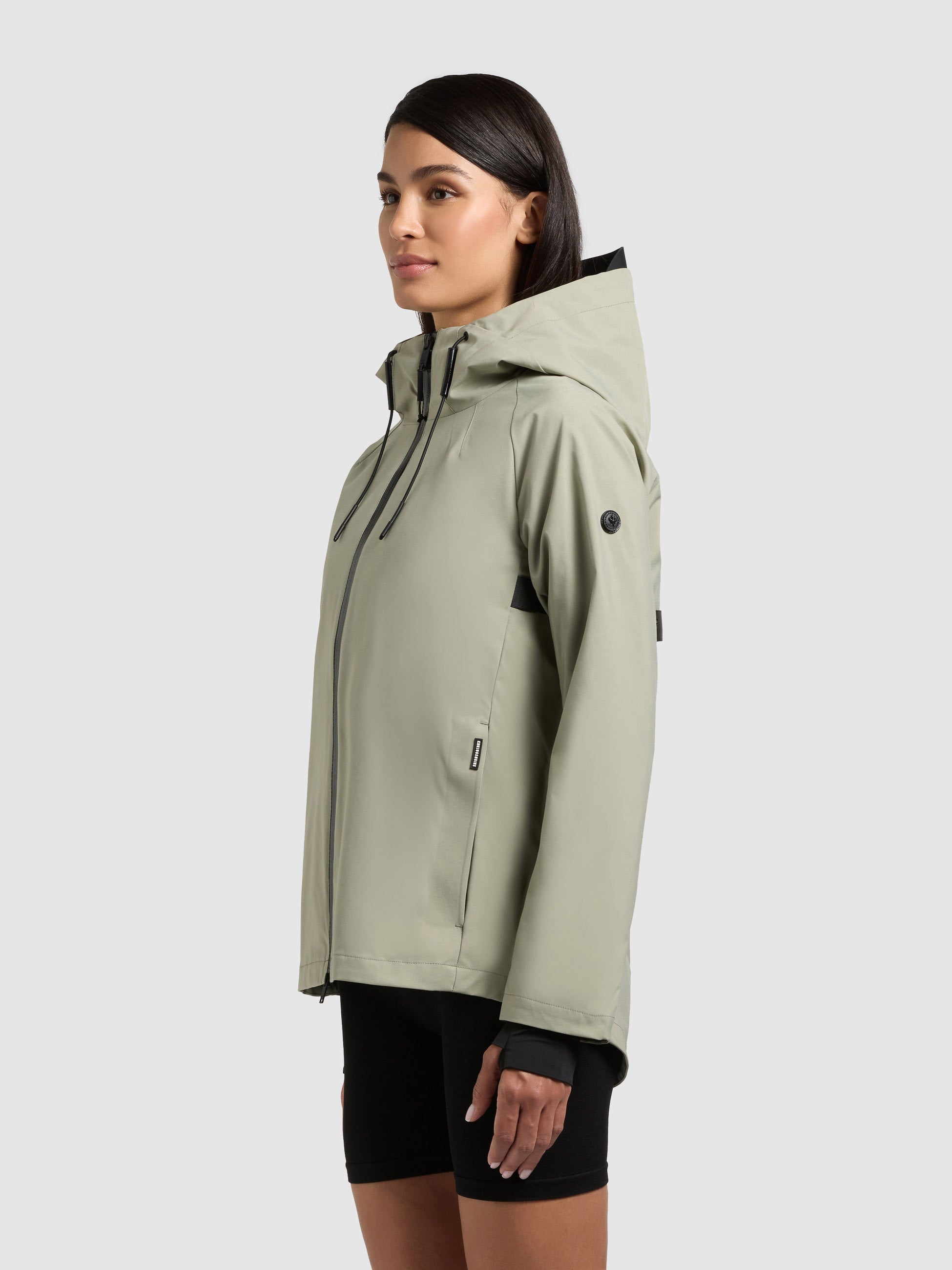 khujo-wrem-reet-green-damen-jacke-mit-kapuze-regenjacke-gr-n image 5