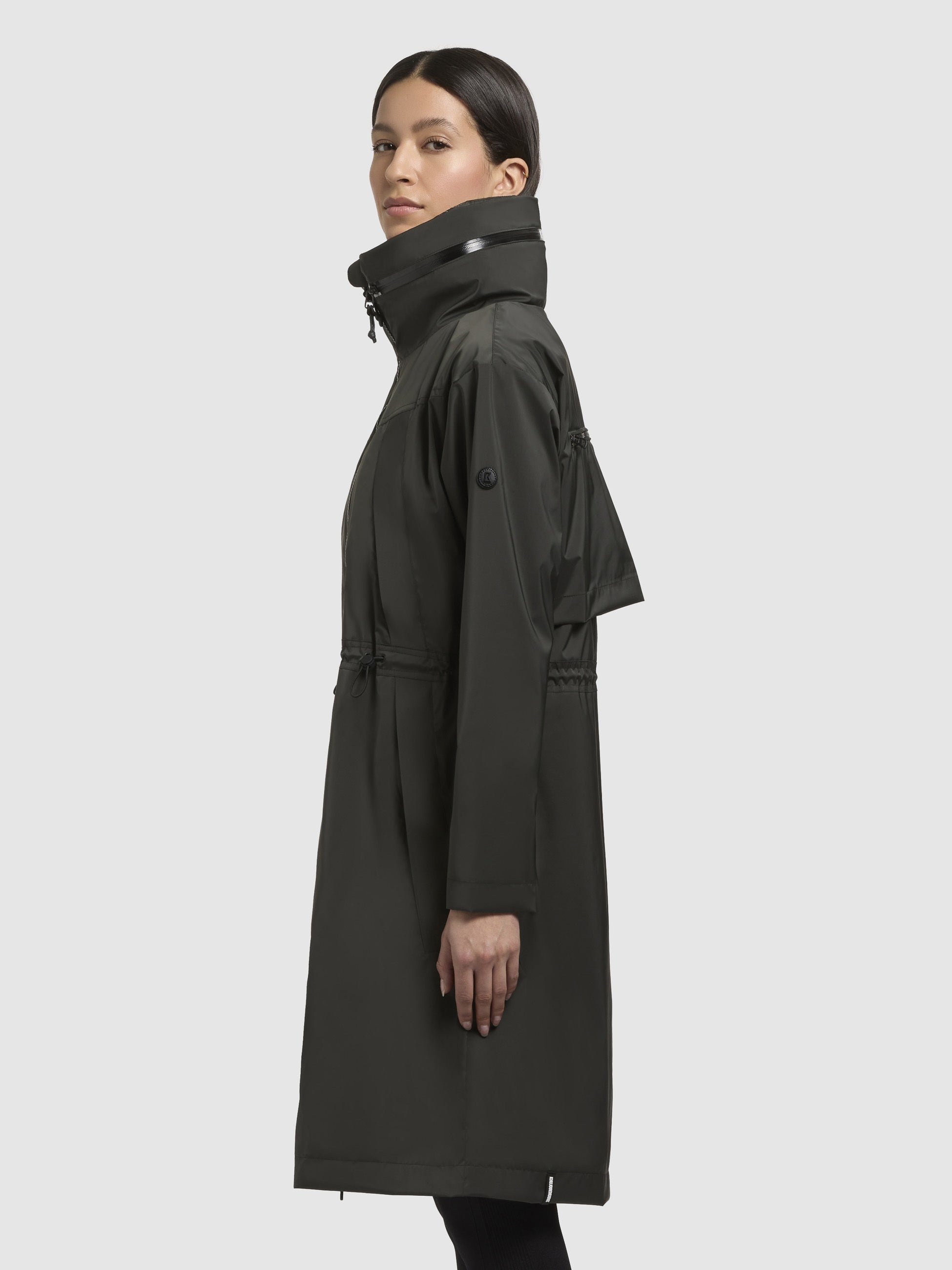 khujo-mantel-loulou-dunkelgr-n-kurzmantel-windbreaker-knielang-loose-fit image 5
