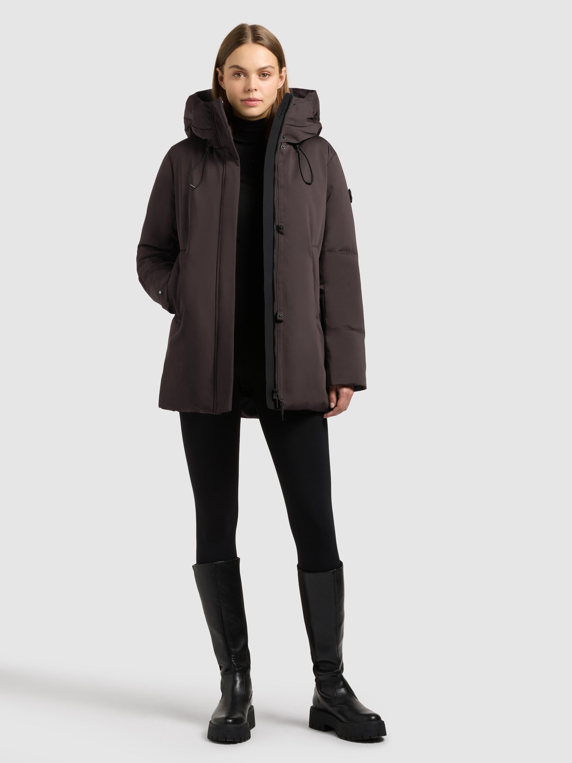 khujo-jacke-allap-moody-plum-damen-winterjacke-teil-gesteppt image 1