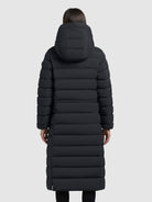 khujo-coat-simmie2-port-blue-damen-steppmantel-knielang-slim-fit image 3