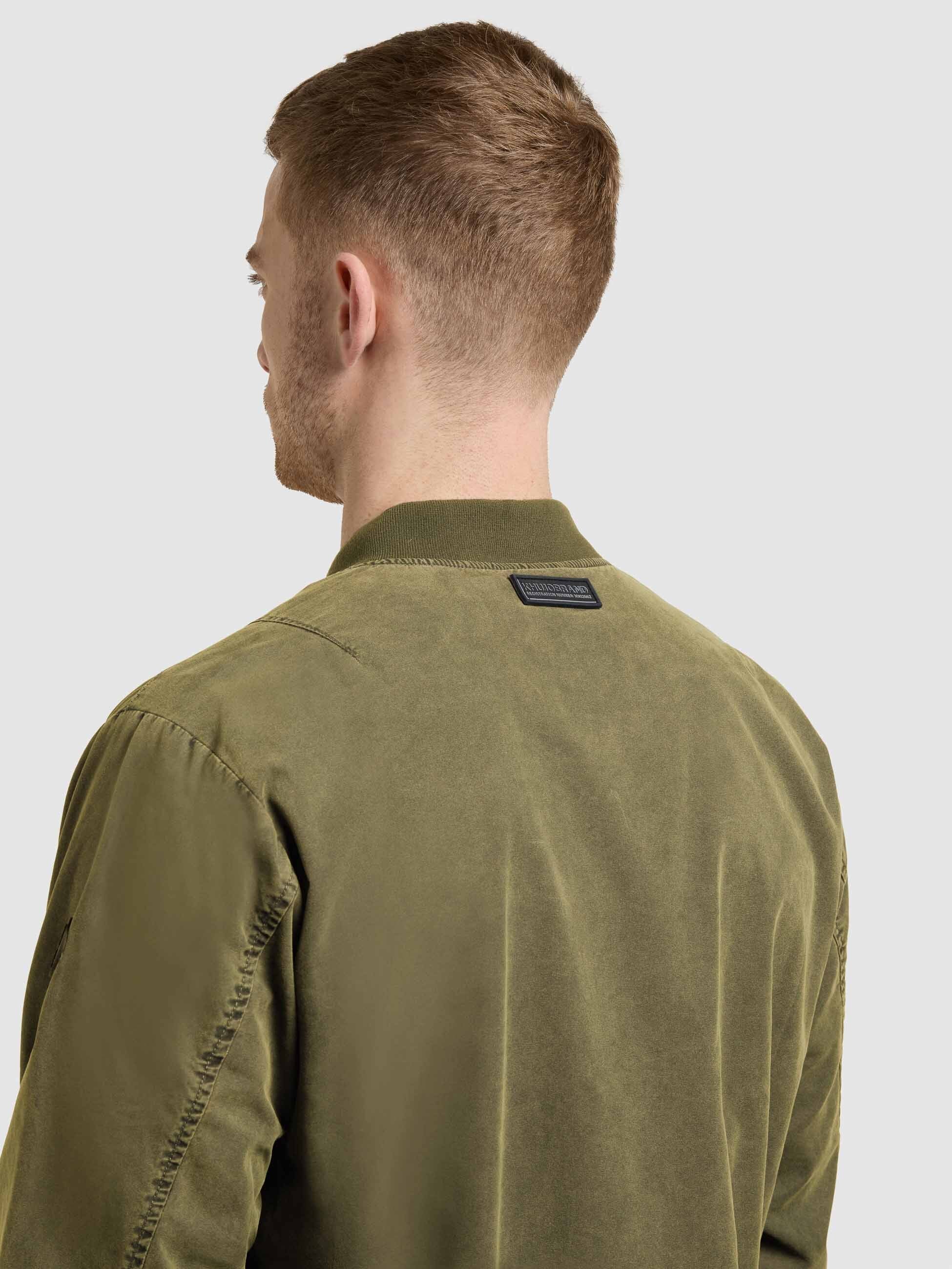 khujo-jacke-ulric-turtle-green-blousonjacke-im-college-stil image 8
