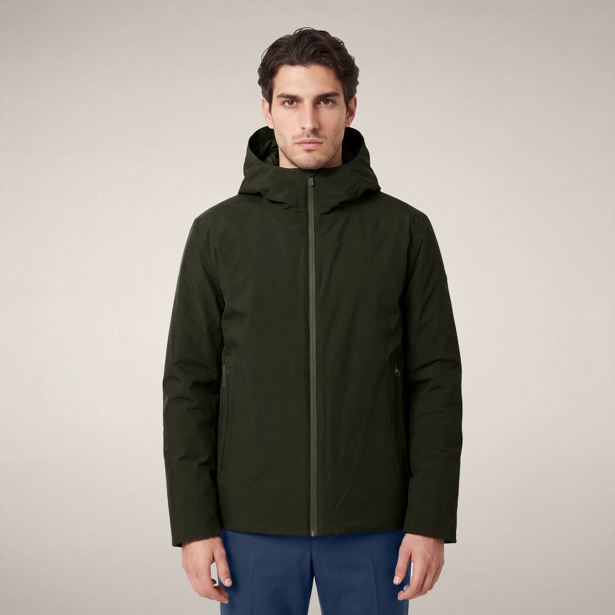 save-the-duck-flynn-herren-regenjacke-dunkelgr-n-wasserdicht image 5