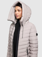 khujo-jacke-pace-wattierte-damen-steppjacke-mit-kapuze-in-blizzard-grey image 7