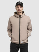 khujo-jacke-ferd-beige-damen-kapuzenjacke-regular-fit-h-ftlang image 4