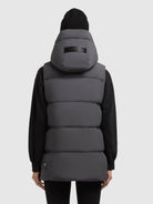 khujo-weste-briar-matt-steel-grey-steppweste-loose-fit image 3