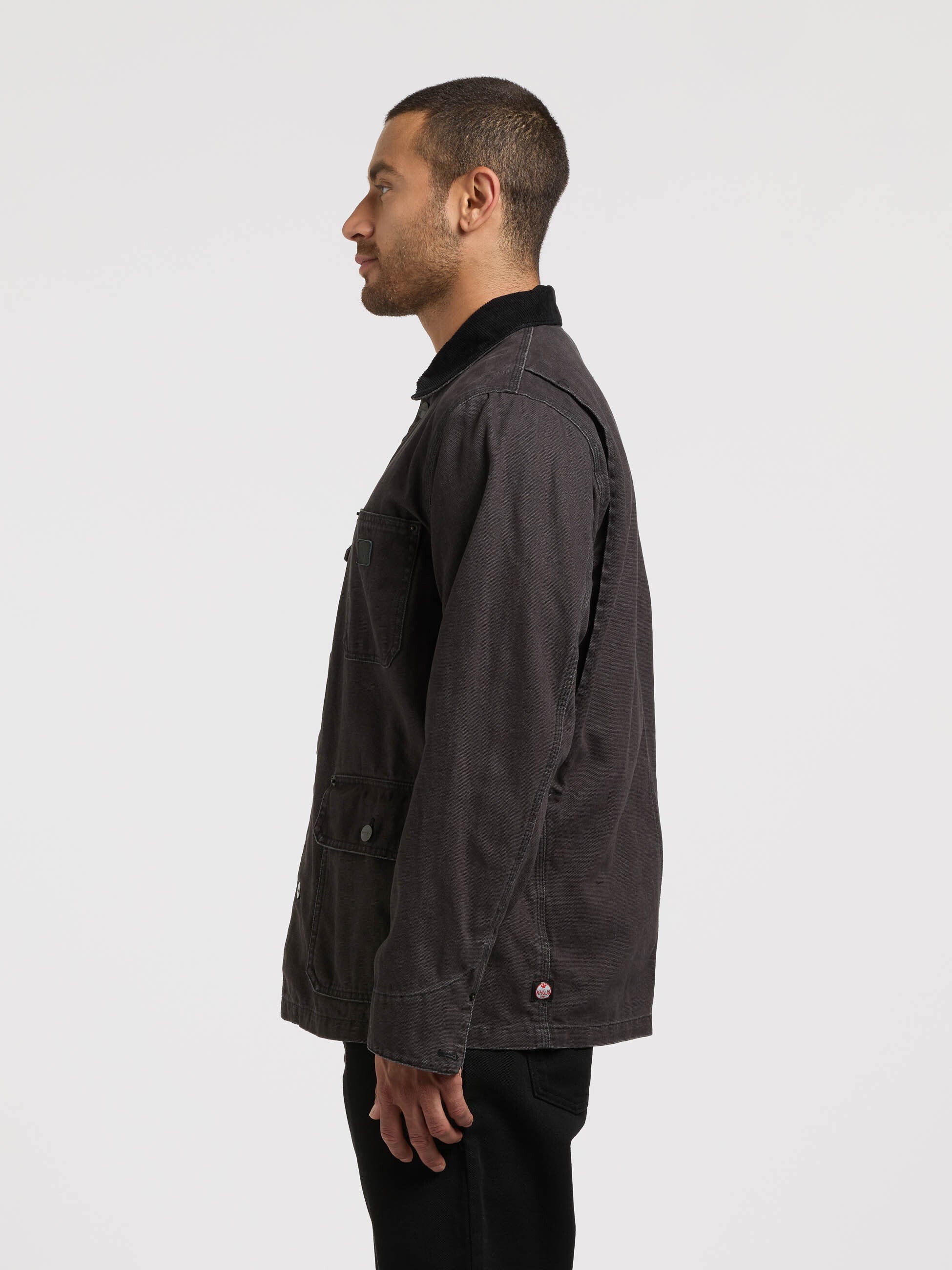 khujo-nuhh-damen-jacke-black-workwear-baumwoll-canvas image 5