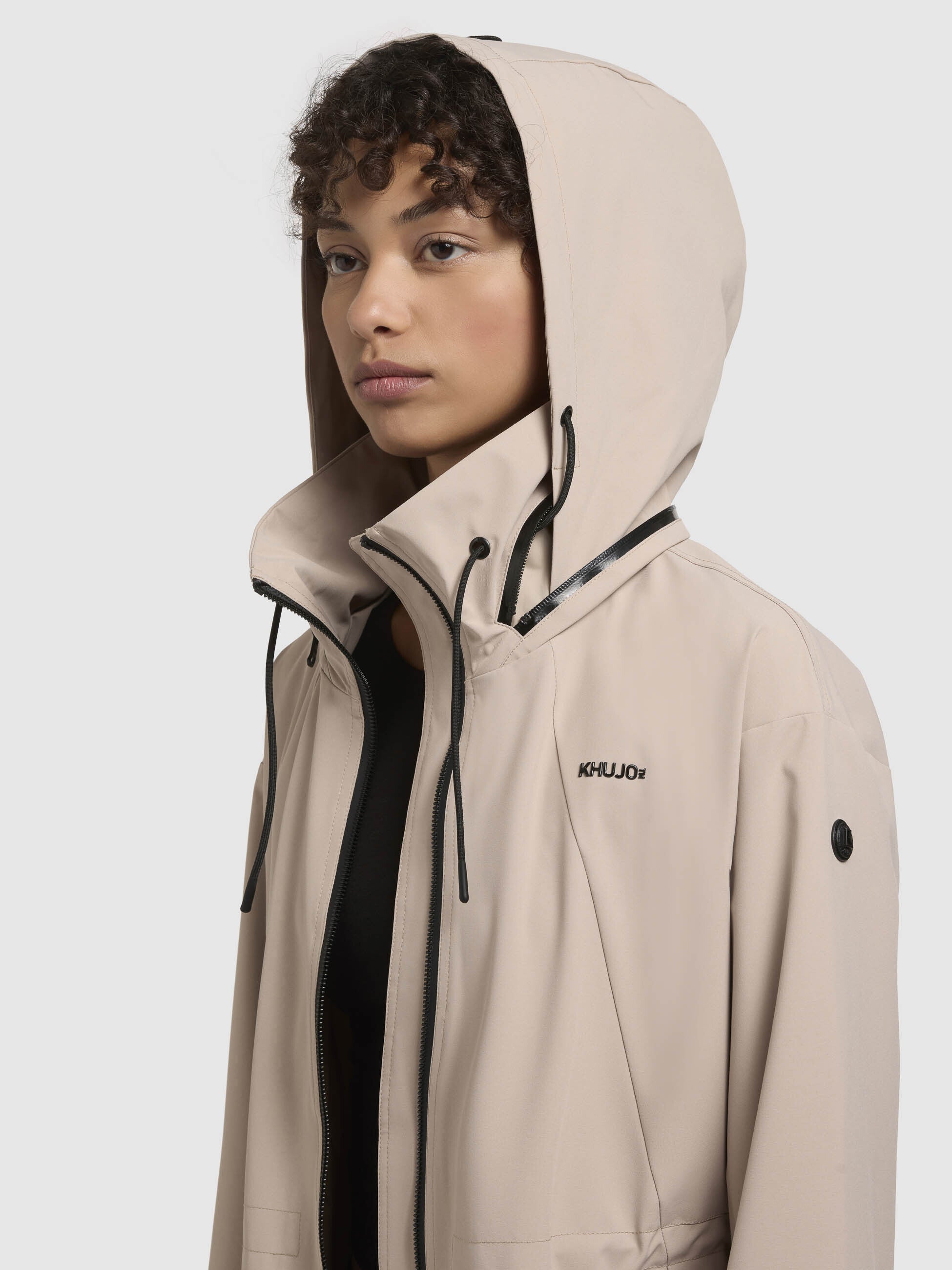 khujo-erthe-damen-mantel-beige-sommerparka-kurzmantel-leicht image 7