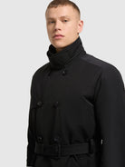 khujo-coat-tarm-black-trenchcoat-damen-mit-herausnehmbarem-steppeinsatz image 8