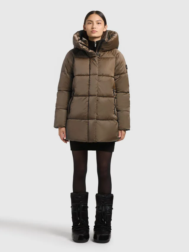 khujo-jacke-suda-cane-brown-damen-winterjacke-loose-fit-gl-nzend image 1