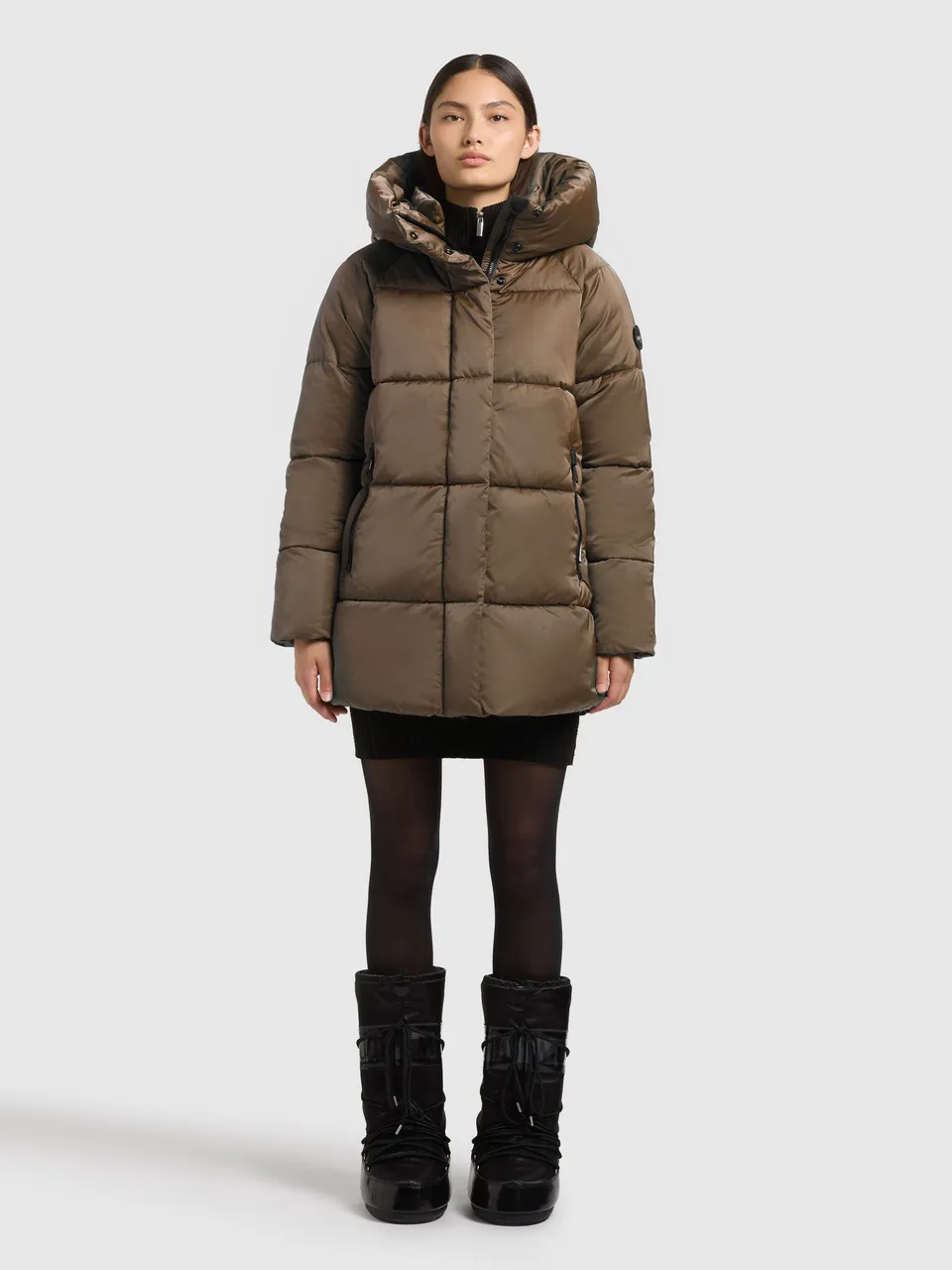 khujo-jacke-suda-cane-brown-damen-winterjacke-loose-fit-gl-nzend image 1