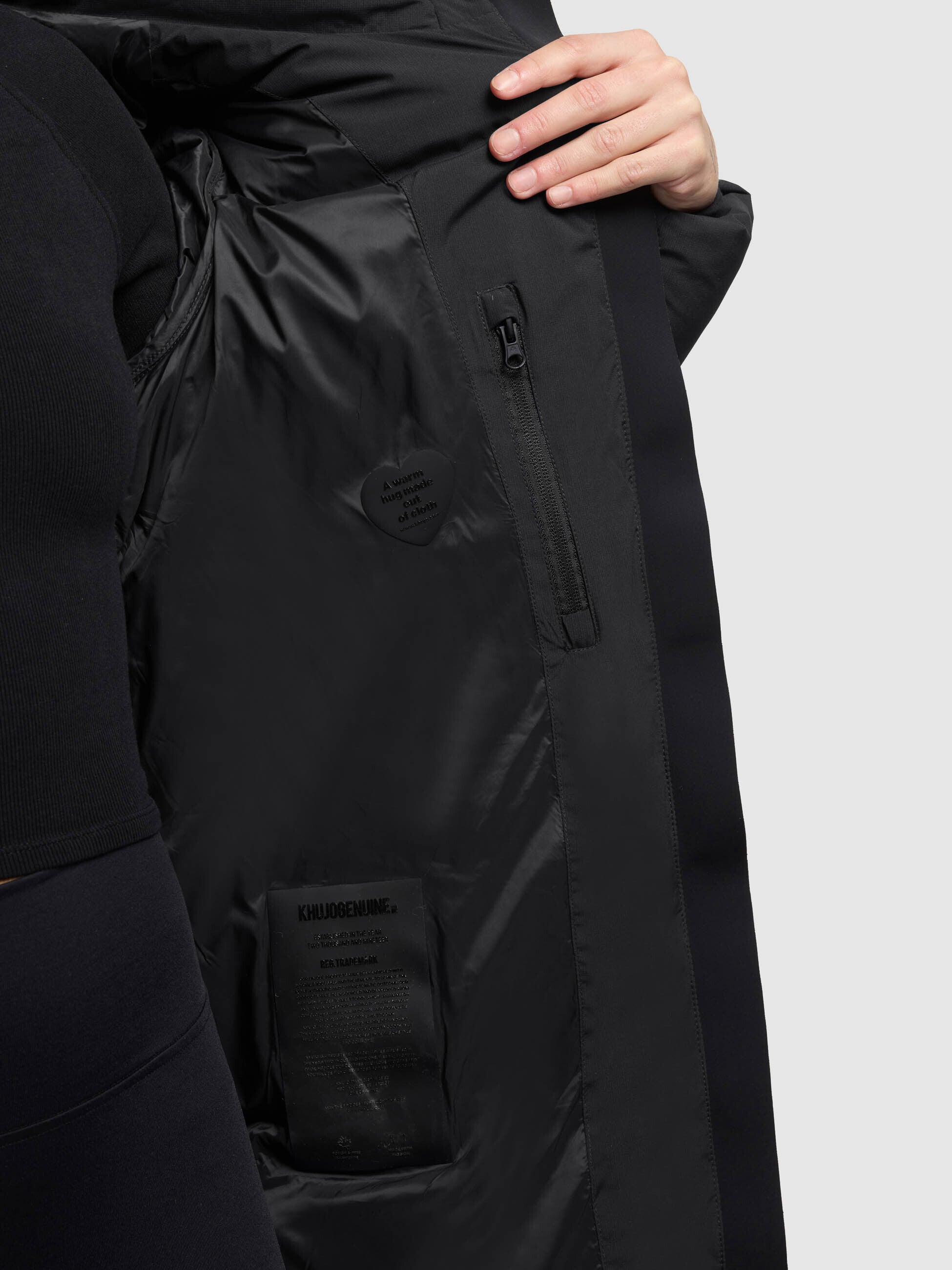 khujo-jacke-drown2-matt-steel-depth-grey-steppjacke-loose-fit-wattiert-mit-kapuz image 8