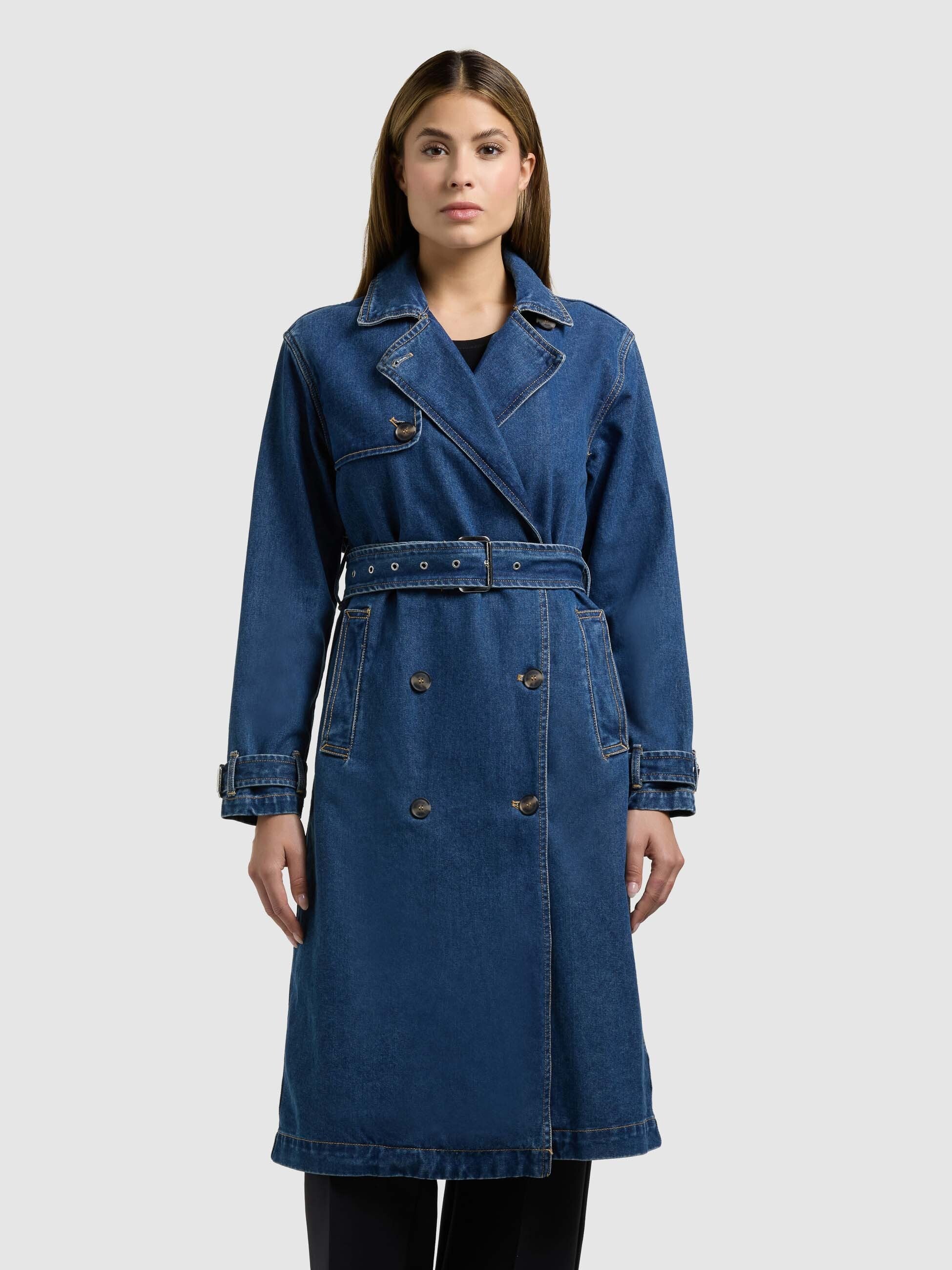 khujo-mantel-hera-midnight-blue-damen-jeans-trenchcoat-aus-baumwoll-denim image 4