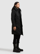khujo-mantel-taby-black-damen-kurzmantel-stepp image 6