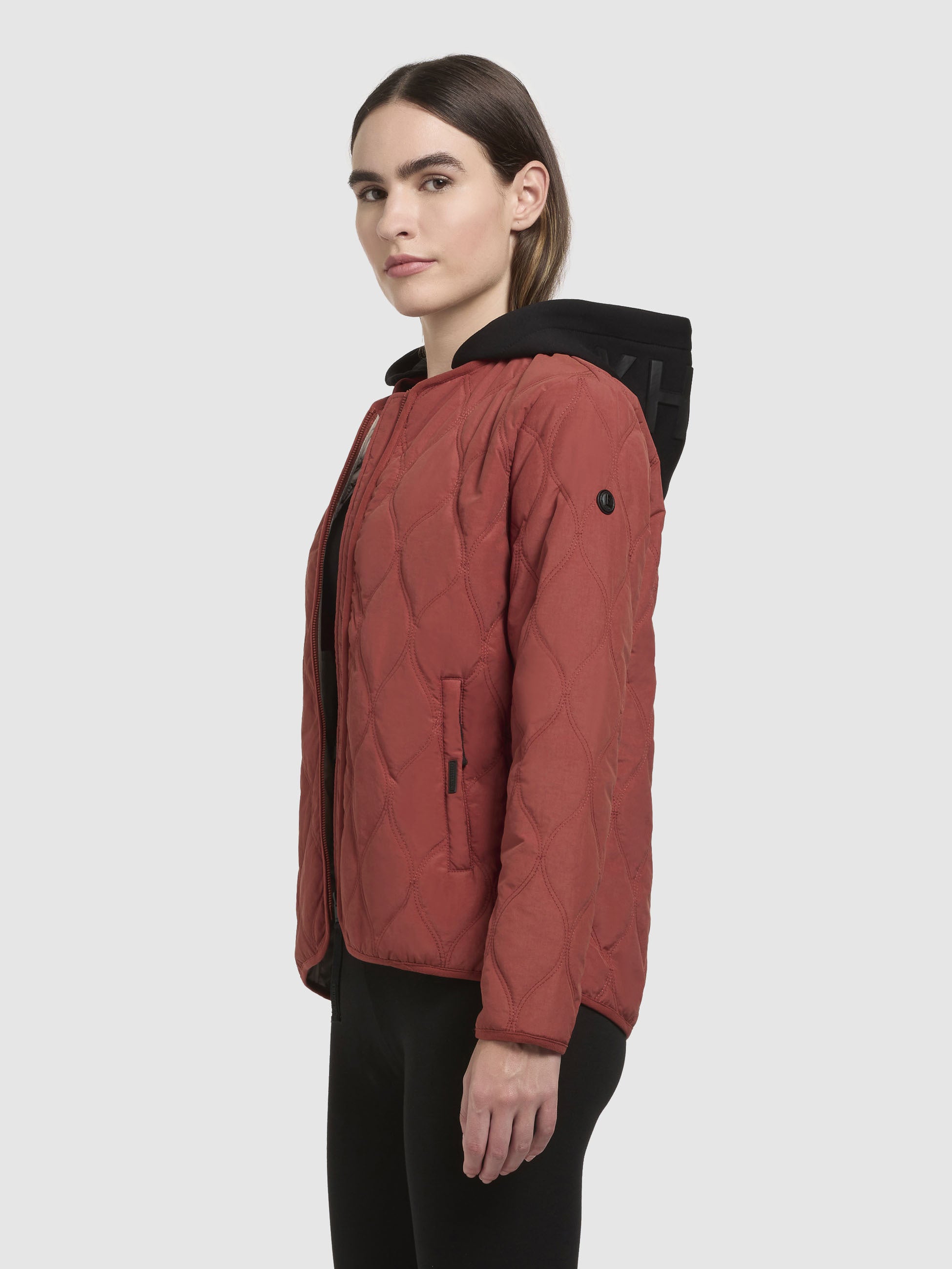 khujo-malar-damen-jacke-rotbraun-h-ftlang-bomber image 5