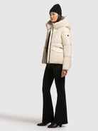 khujo-aurora-damen-jacke-steppjacke-cream-white image 2