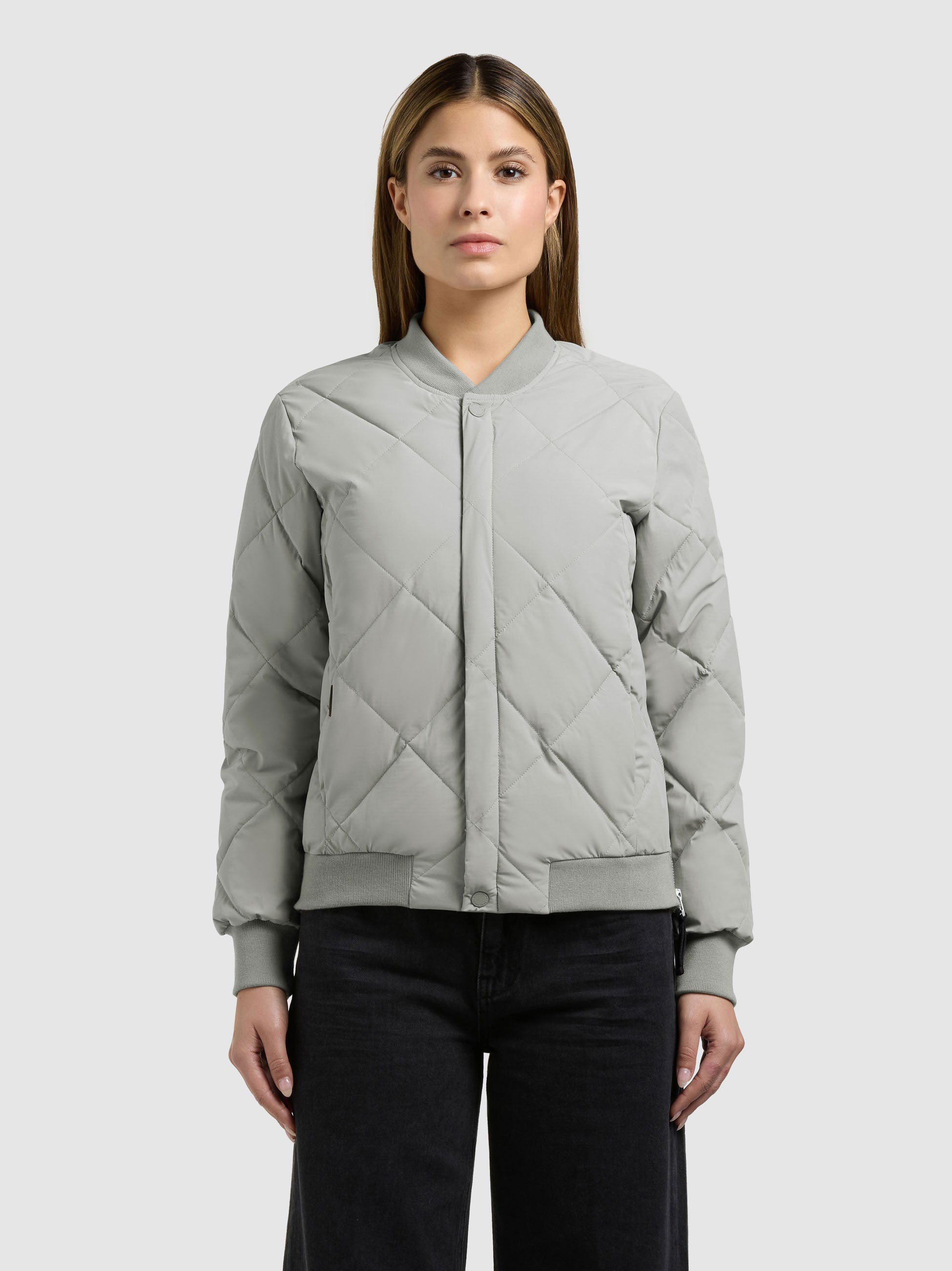 khujo-jacke-ange2-cloud-green-kurze-bomber-steppjacke-f-r-damen image 4