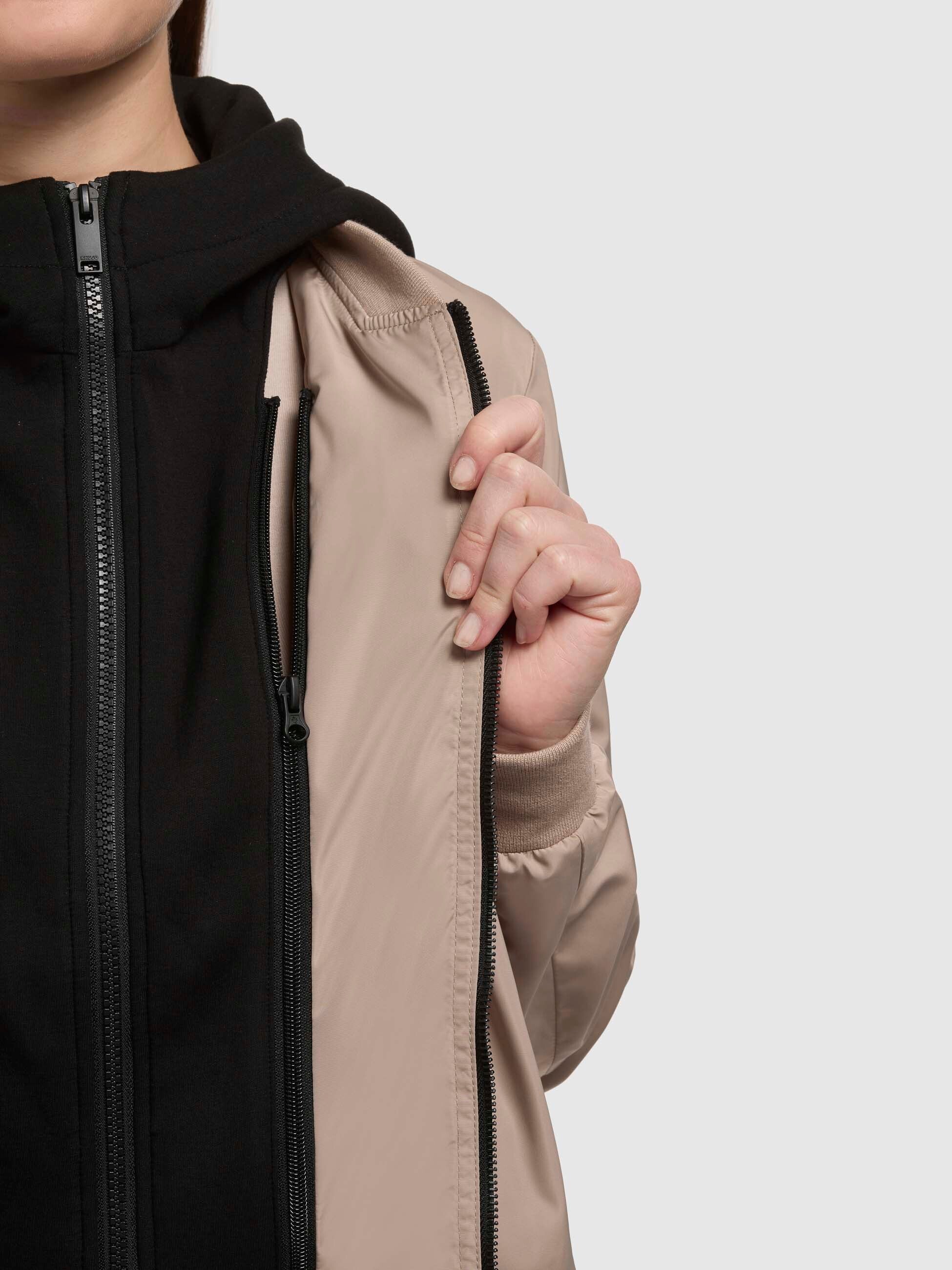 khujo-jacke-seeam-bomberjacke-beige-regular-fit image 8