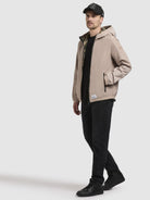 khujo-jacke-ferd-beige-damen-kapuzenjacke-regular-fit-h-ftlang image 2