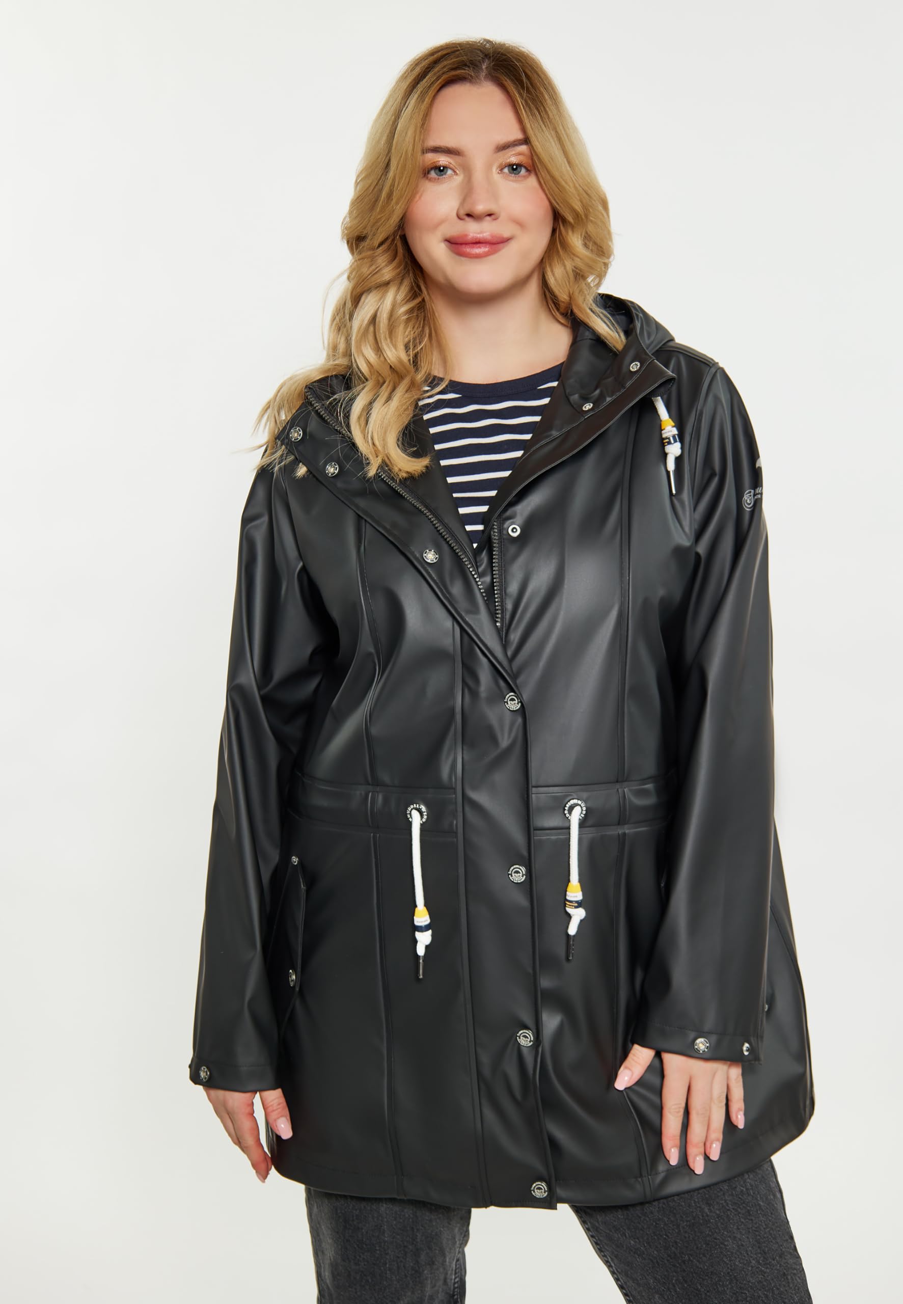 schmuddelwedda-damen-curvy-regenmantel-wetterfester-regenmantel-mit-kapuze image 4
