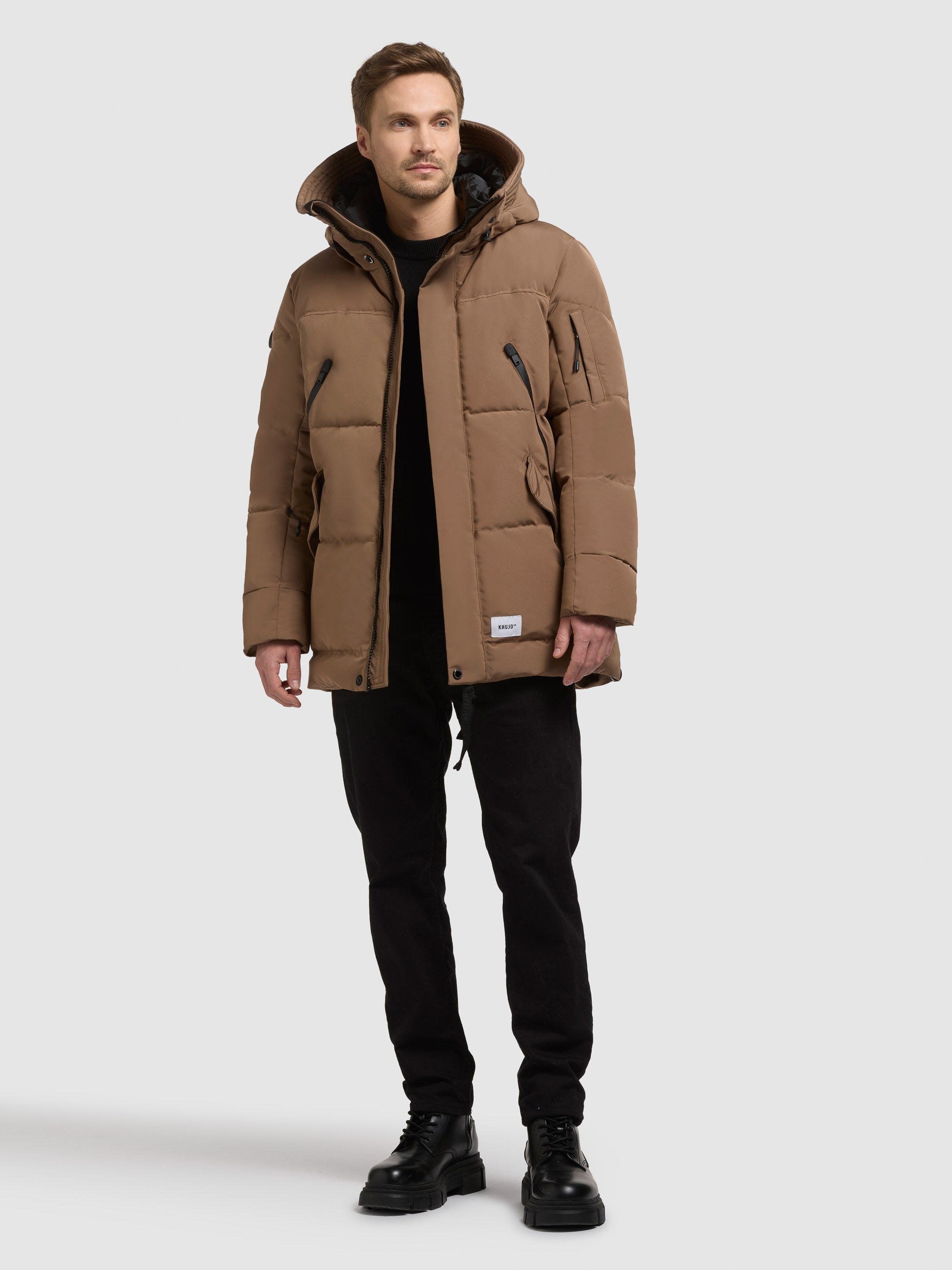 khujo-jacke-kanf2-rust-brown-gesteppt-damen image 1