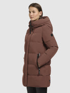 khujo-lola-steppjacke-red-brown-wattiert image 5