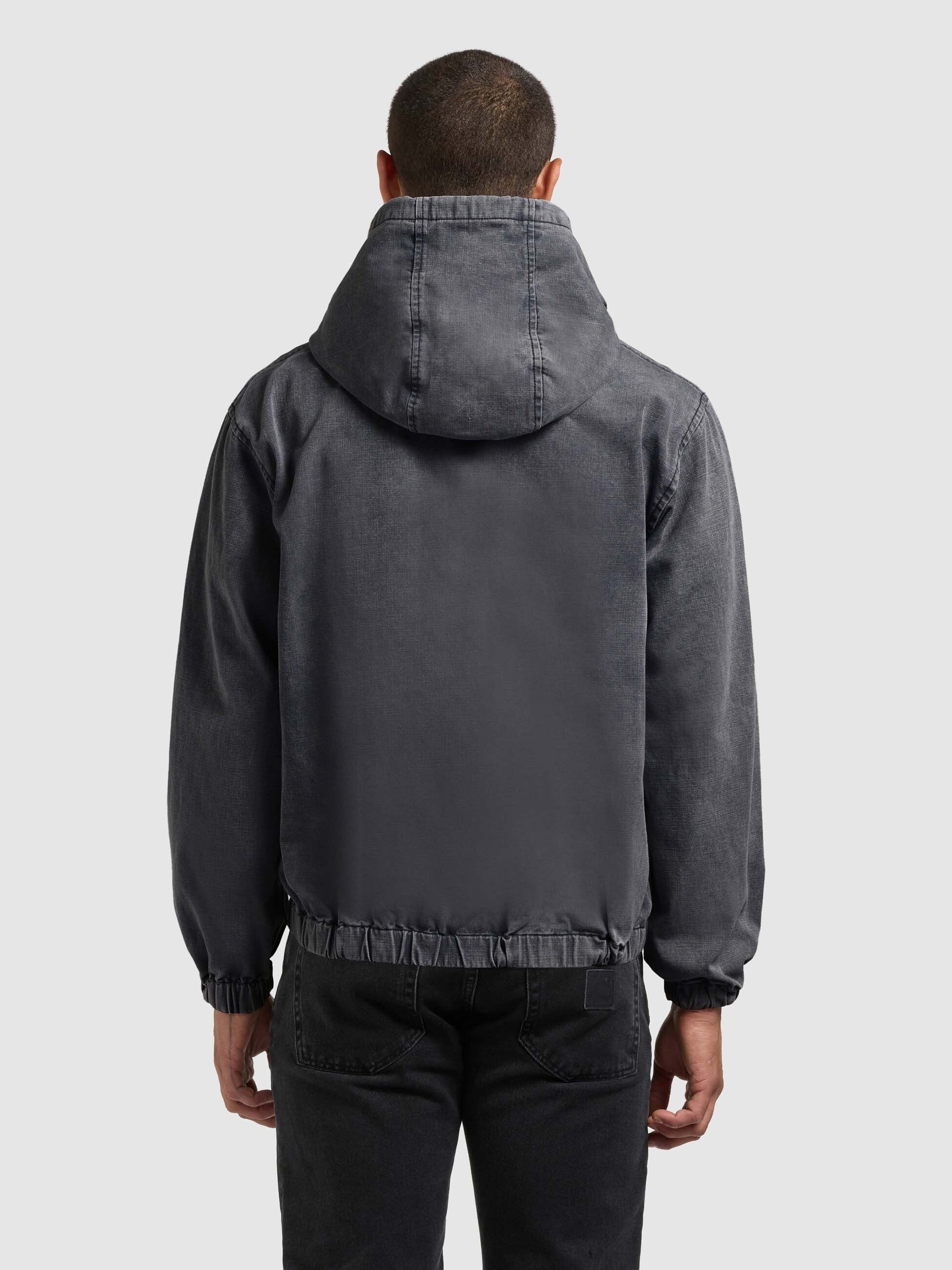khujo-jacke-darrel-oxford-blue-kapuzenjacke-aus-baumwoll-canvas image 3