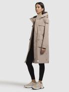 khujo-dipa-kurzmantel-beige-superleicht-packbar image 2