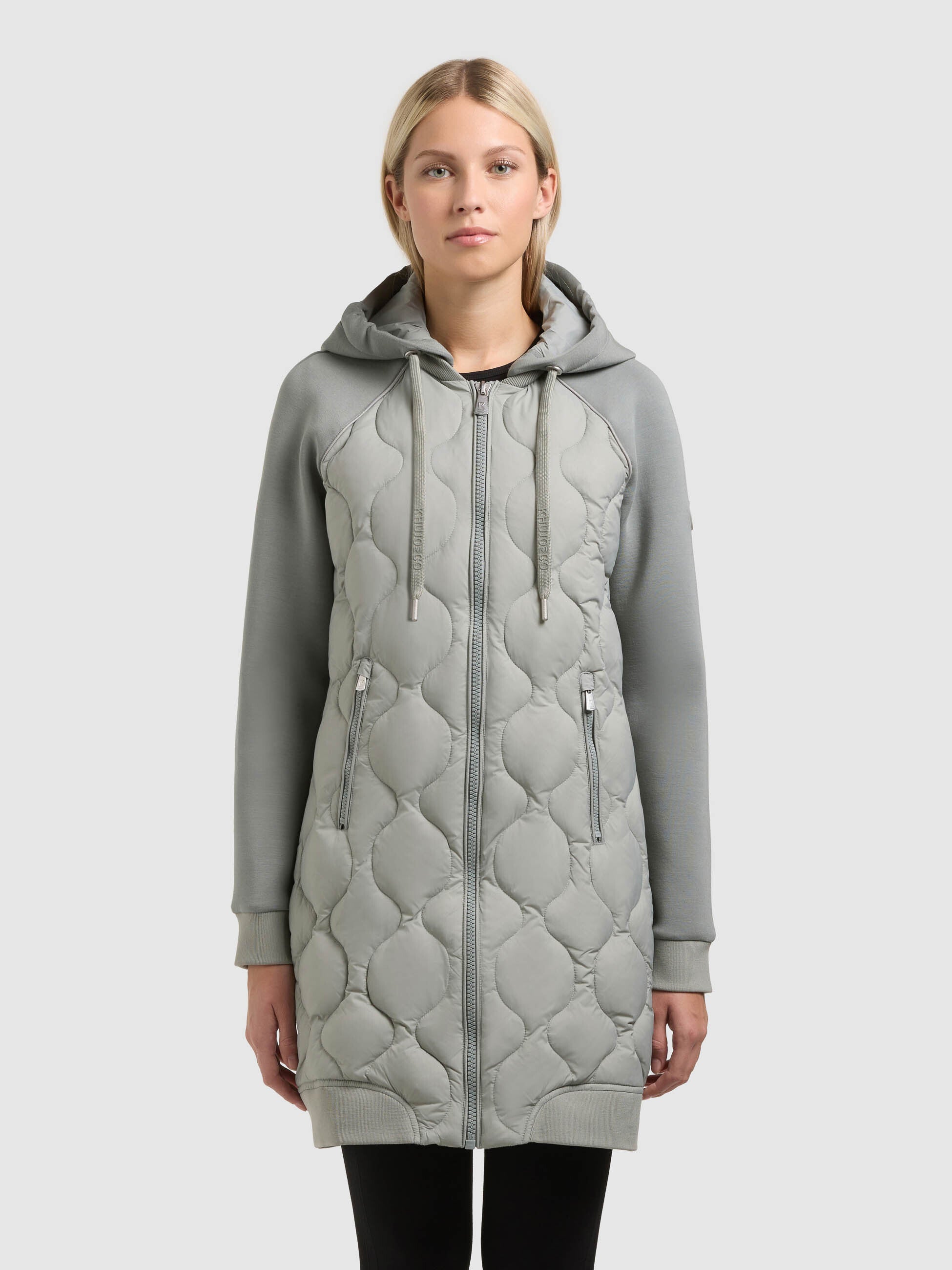 khujo-mantel-nora-cloud-green-damen-steppmantel image 1
