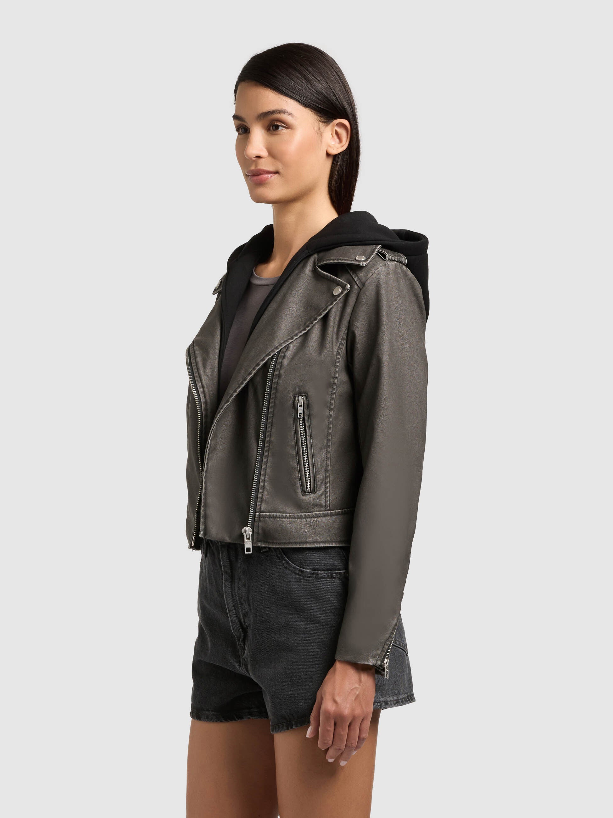 khujo-jacke-yael-2in1-vintage-black-damen-bikerjacke-kunstleder-mit-einsatz image 4