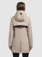 khujo-jacke-izaf3-beige-wasserabweisende-regenjacke-mit-kapuze image 3