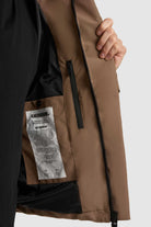 khujo-jacket-nebo-rust-brown-wattierte-damen-steppjacke-mit-kapuze image 8