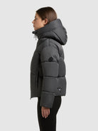 khujo-jacke-milly-dark-melange-gray-damen-steppjacke image 5