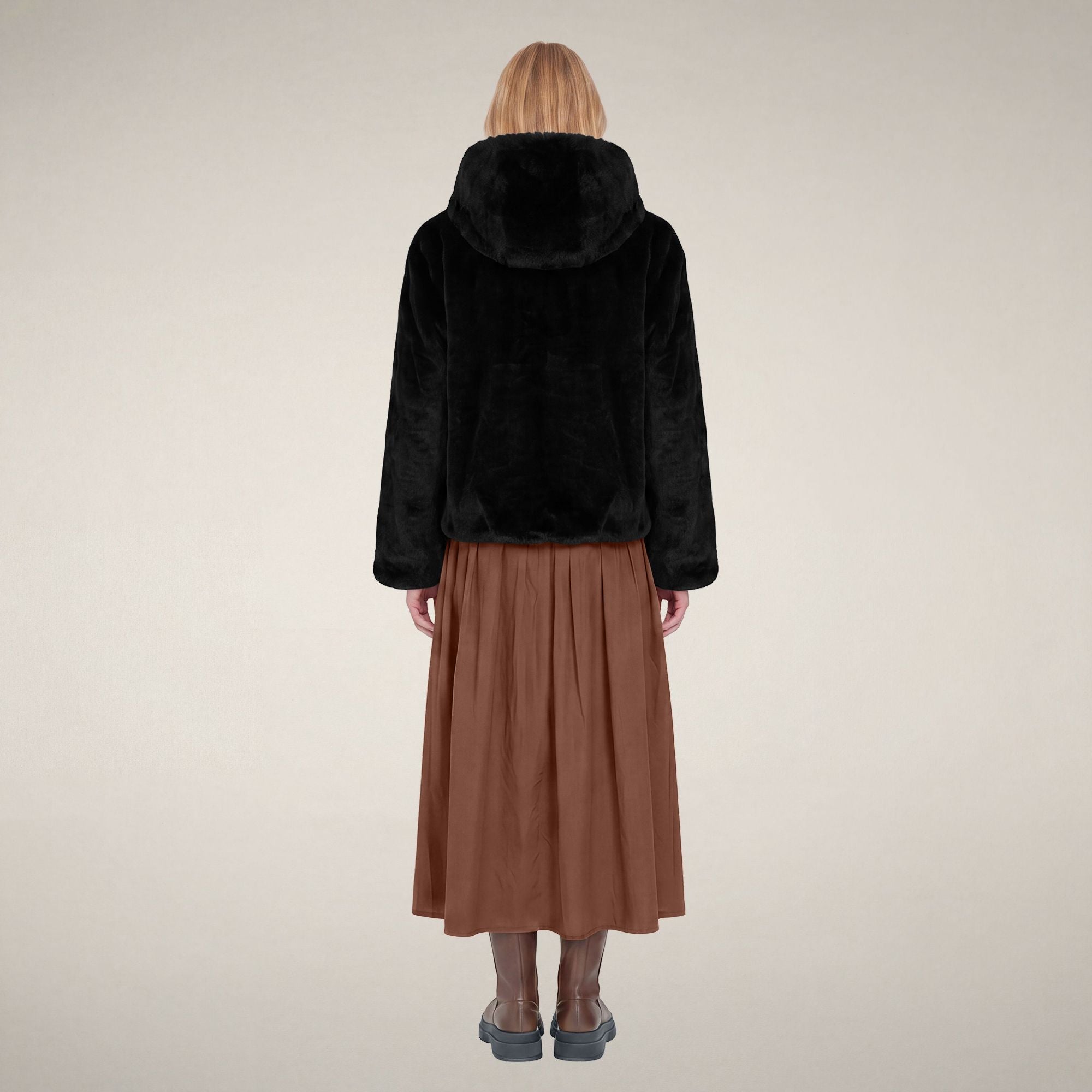 save-the-duck-laila-damen-wendejacke-mit-kapuze-schwarz image 2