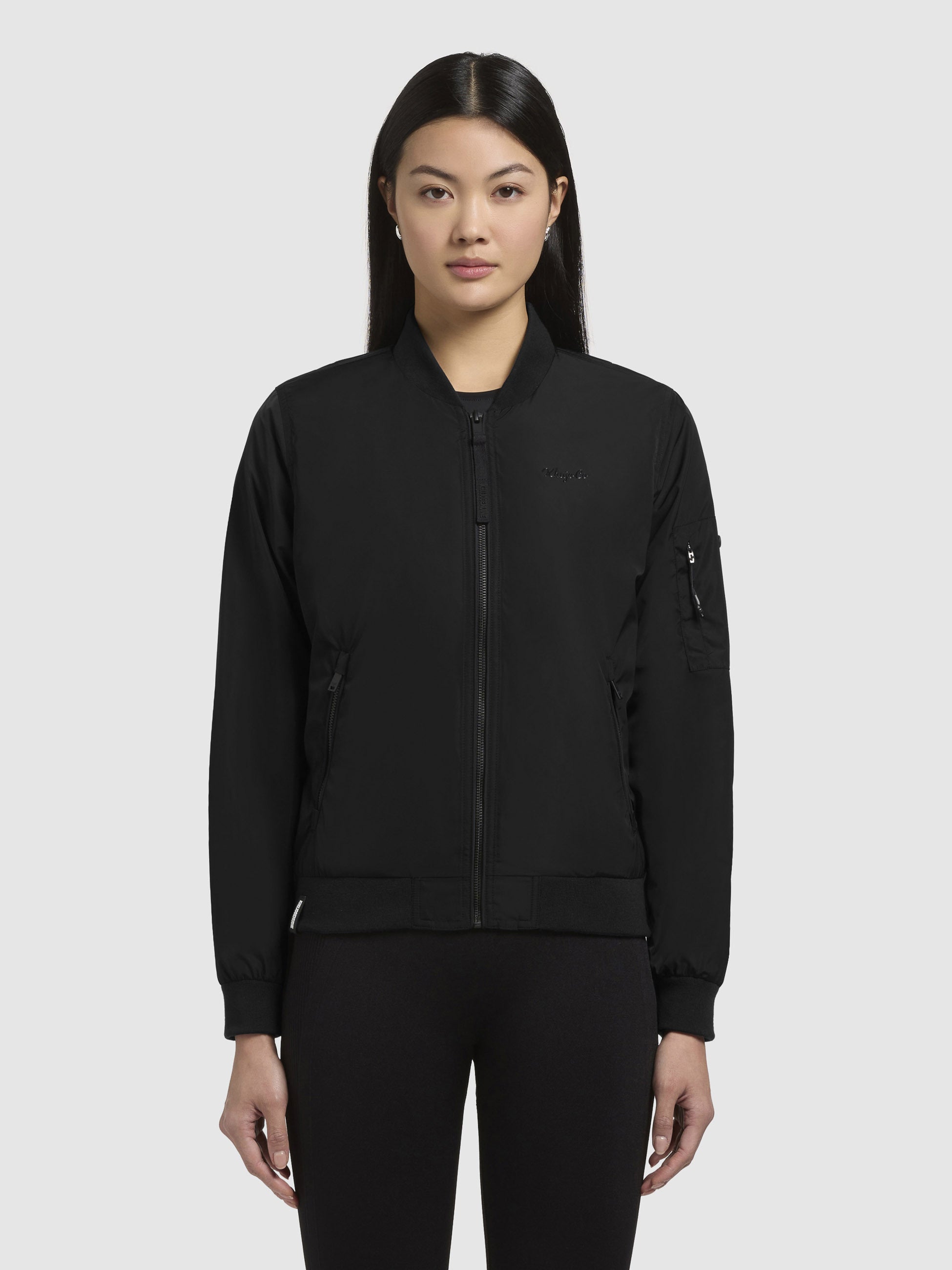 khujo-jacke-cend-schwarz-bomberjacke-blouson-h-ftlang image 4