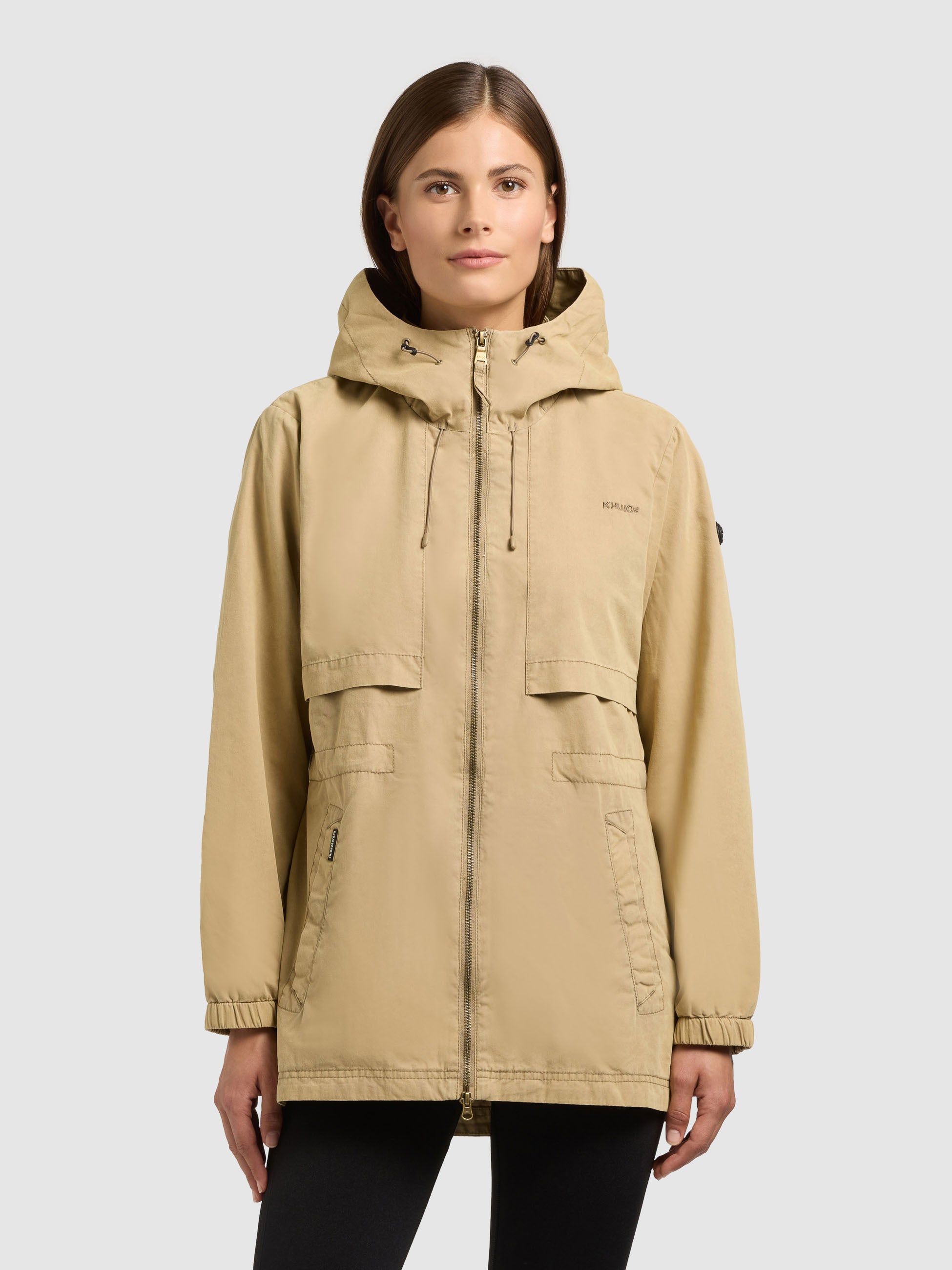 khujo-jacke-rania-damen-parka-latte-brown-regular-fit image 4
