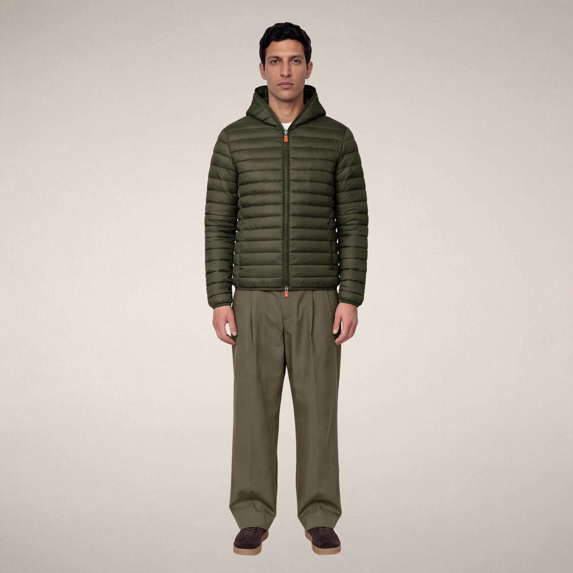 save-the-duck-donald-herren-daunenjacke-mit-kapuze-erde-gr-n image 1