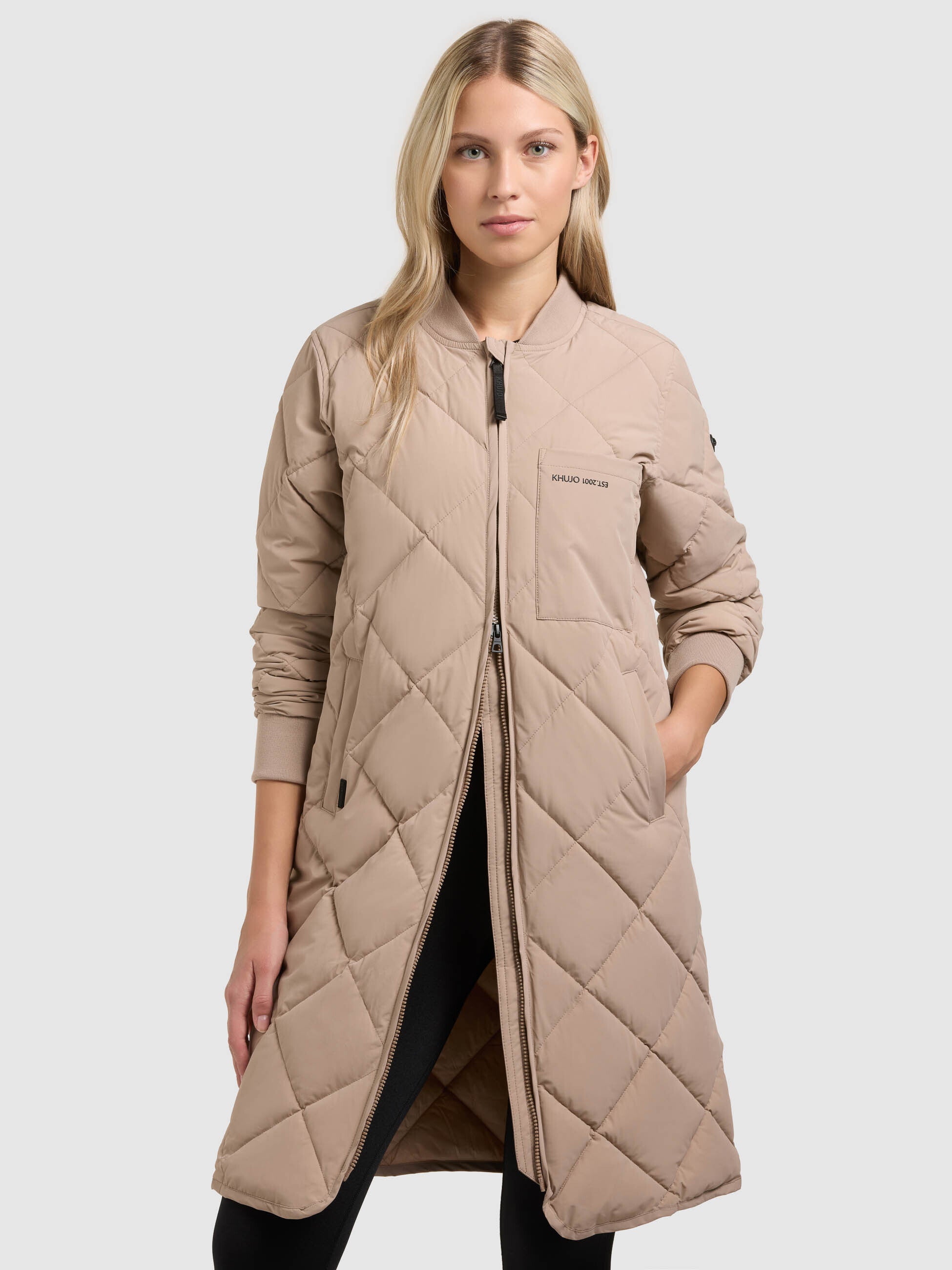 khujo-ymal2-steppmantel-latte-beige-regular-fit-kurzmantel image 7