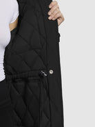 khujo-alimina-damen-steppjacke-schwarz image 8