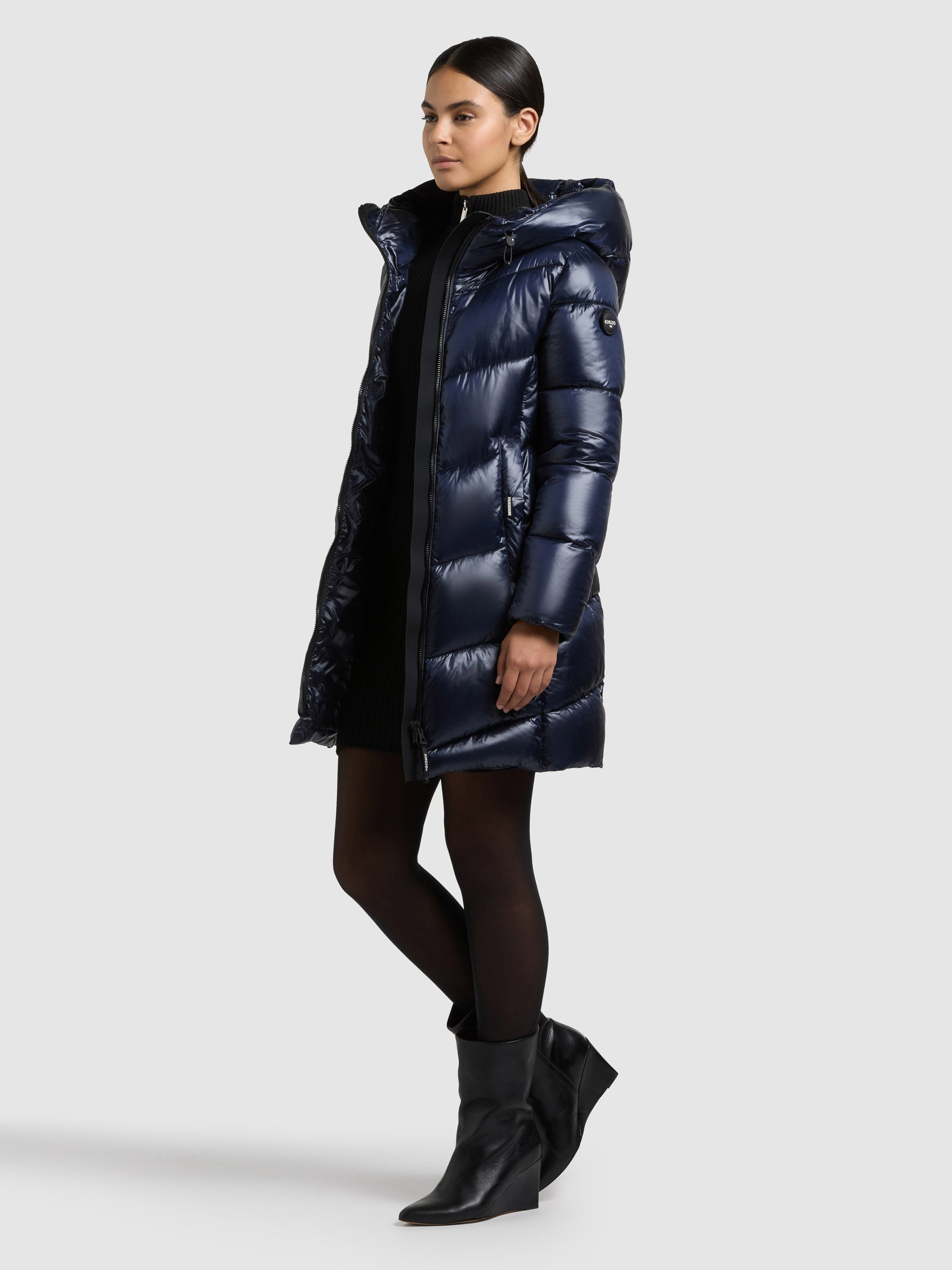 khujo-mantel-adriana-midnight-blue-damen-steppmantel image 2