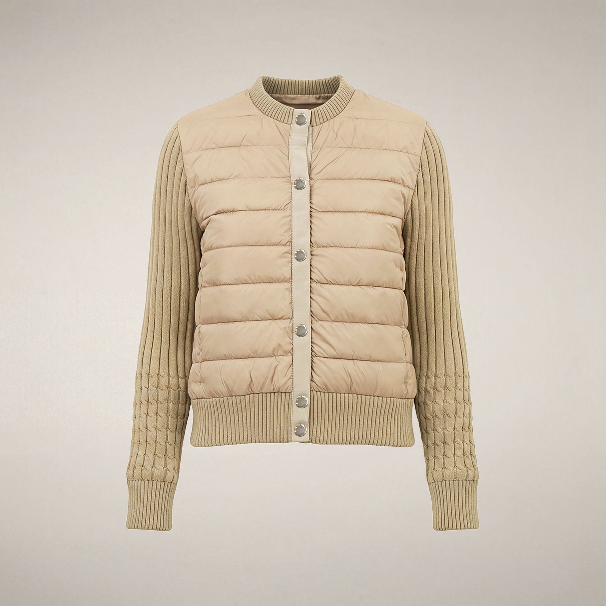 save-the-duck-zelinda-damen-hybrid-steppjacke-beige-pietra image 3
